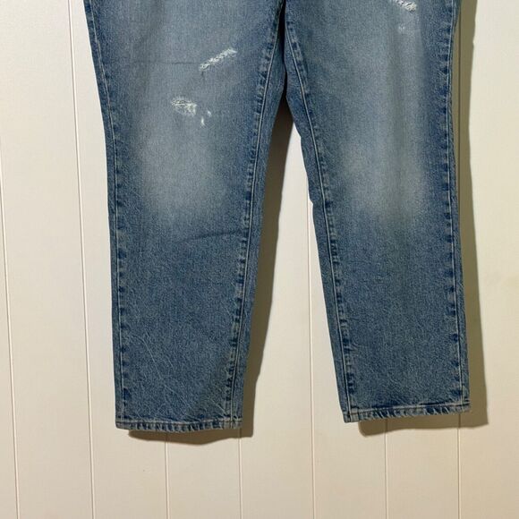 Good American Good Classic Jeans New – Hi-Rise Skinnyish Fit Distressed Size 15 - Picture 5 of 12